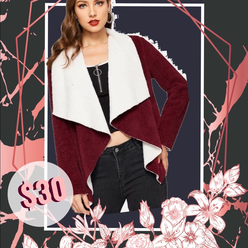 Fleece Fur short blazer